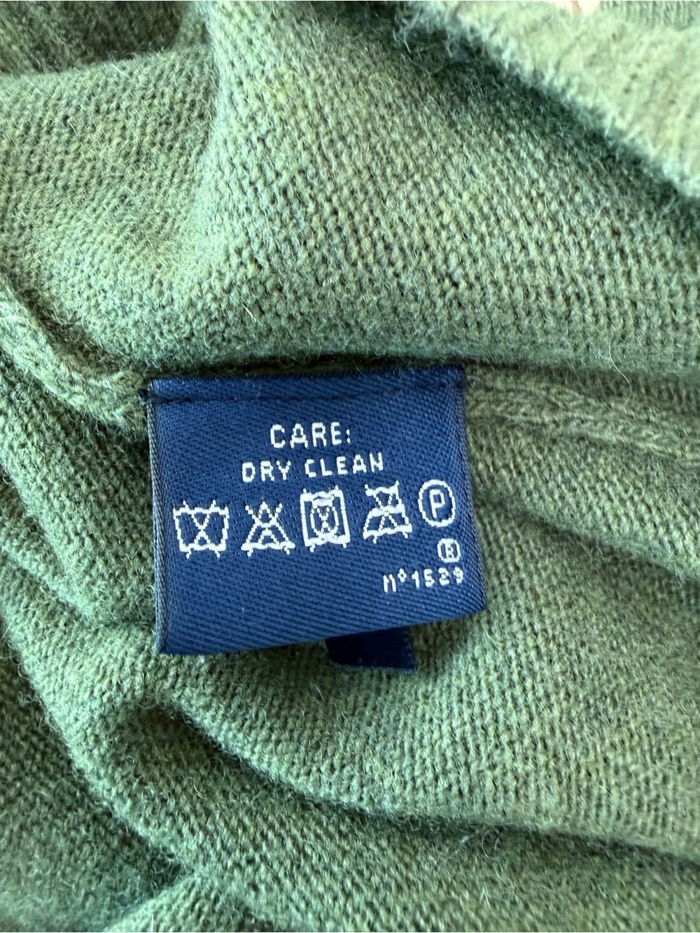 Ralph Lauren Sport Olive V-Neck Merino Wool Sweater Polo Horse Med - Picture 12 of 13